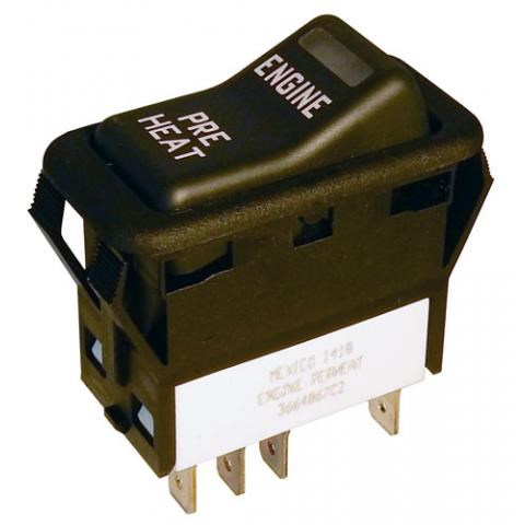 10) 1-POLE MOMENTARY ROCKER SWITCH
